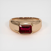 1.45 Ct. Ruby Ring, 14K Rose Gold 1