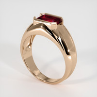 1.45 Ct. Ruby Ring, 14K Rose Gold 2