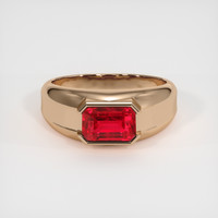 2.08 Ct. Ruby Ring, 14K Rose Gold 1