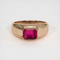 1.62 Ct. Ruby Ring, 14K Rose Gold 1