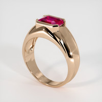 1.62 Ct. Ruby Ring, 14K Rose Gold 2