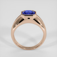 2.51 Ct. Blue Sapphire Ring, 14K Rose Gold 3