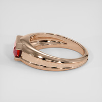 2.03 Ct. Ruby Ring, 18K Rose Gold 4
