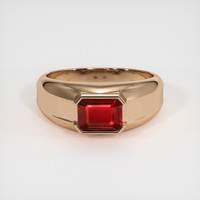 1.03 Ct. Ruby Ring, 18K Rose Gold 1