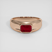 1.76 Ct. Ruby Ring, 18K Rose Gold 1