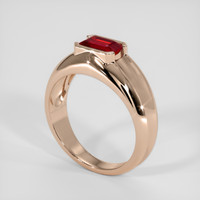 1.76 Ct. Ruby Ring, 18K Rose Gold 2