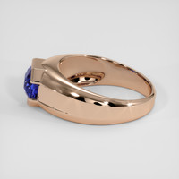 2.51 Ct. Blue Sapphire Ring, 18K Rose Gold 4