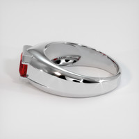 1.03 Ct. Ruby Ring, 14K White Gold 4