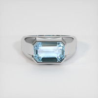 5.05 Ct. Gemstone Ring, 18K White Gold 1