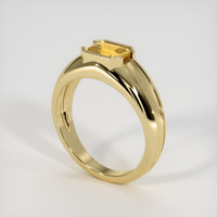 2.15 Ct. Yellow Sapphire Ring, 10K Yellow Gold 2