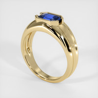 1.08 Ct. Sapphire Ring, 14K Yellow Gold 2