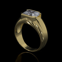 2.00 Ct. Gemstone Ring, 14K Yellow Gold 2