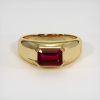 1.45 Ct. Ruby Ring, 14K Yellow Gold 1