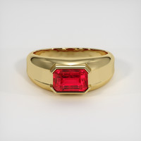 2.08 Ct. Ruby Ring, 14K Yellow Gold 1