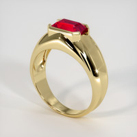 2.08 Ct. Ruby Ring, 14K Yellow Gold 2