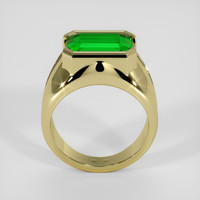 4.95 Ct. Emerald Ring, 18K Yellow Gold 3