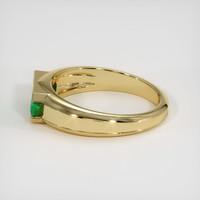 1.32 Ct. Emerald Ring, 18K Yellow Gold 4