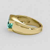 3.72 Ct. Emerald Ring, 18K Yellow Gold 4