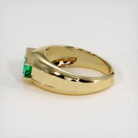 1.21 Ct. Emerald Ring, 18K Yellow Gold 4
