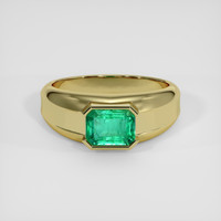 2.14 Ct. Emerald Ring, 18K Yellow Gold 1