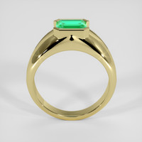 2.14 Ct. Emerald Ring, 18K Yellow Gold 3