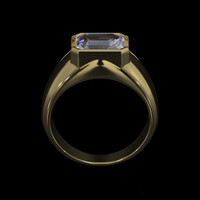 2.00 Ct. Gemstone Ring, 18K Yellow Gold 3