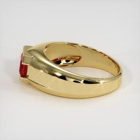 1.03 Ct. Ruby Ring, 18K Yellow Gold 4