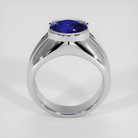 3.79 Ct. Blue Sapphire Ring, Platinum 950 3