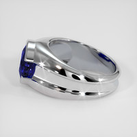 3.79 Ct. Blue Sapphire Ring, Platinum 950 4