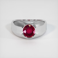 1.56 Ct. Ruby Ring, Platinum 950 1