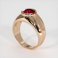 1.56 Ct. Ruby Ring, 14K Rose Gold 2