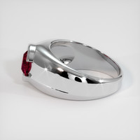1.56 Ct. Ruby Ring, 10K White Gold 4