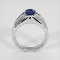3.08 Ct. Blue Sapphire Ring, 14K White Gold 3