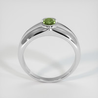 1.00 Ct. Green Sapphire Ring, 14K White Gold 3