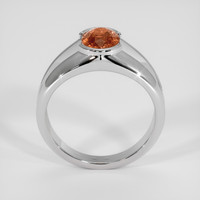 2.05 Ct. Padparadscha Sapphire Ring, 14K White Gold 3
