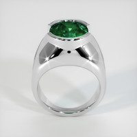 5.26 Ct. Emerald Ring, 18K White Gold 3