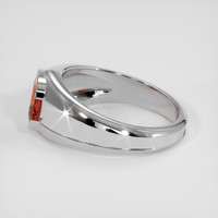 2.54 Ct. Padparadscha Sapphire Ring, 18K White Gold 4