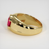 2.03 Ct. Purplish Red Ruby Ring, 10K Yellow Gold 4