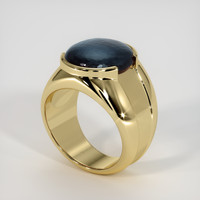 9.37 Ct. Bi Color Sapphire Ring, 14K Yellow Gold 2