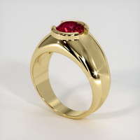 1.56 Ct. Ruby Ring, 14K Yellow Gold 2