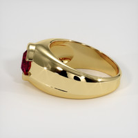 1.56 Ct. Ruby Ring, 14K Yellow Gold 4