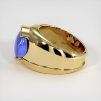 15.59 Ct. Blue Sapphire Ring, 14K Yellow Gold 4