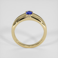 0.65 Ct. Blue Sapphire Ring, 14K Yellow Gold 3