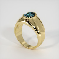 1.25 Ct. Gemstone Ring, 18K Yellow Gold 2