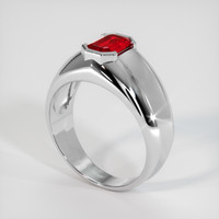 0.99 Ct. Ruby Ring, Platinum 950 2