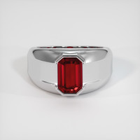 1.98 Ct. Ruby Ring, Platinum 950 1