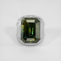 51.30 Ct. Bi Color Sapphire Ring, Platinum 950 1