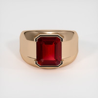 3.41 Ct. Ruby Ring, 14K Rose Gold 1