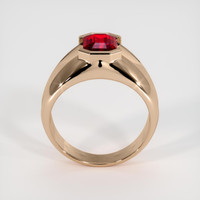 2.01 Ct. Ruby Ring, 14K Rose Gold 3