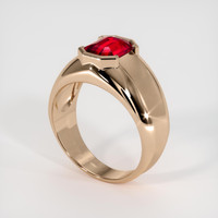 2.01 Ct. Ruby Ring, 18K Rose Gold 2